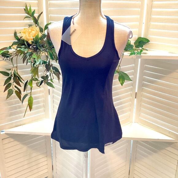 GYMSHARK NEW BLACK PARTIAL MESH TANK SIZE XS 1247 - Picture 1 of 6